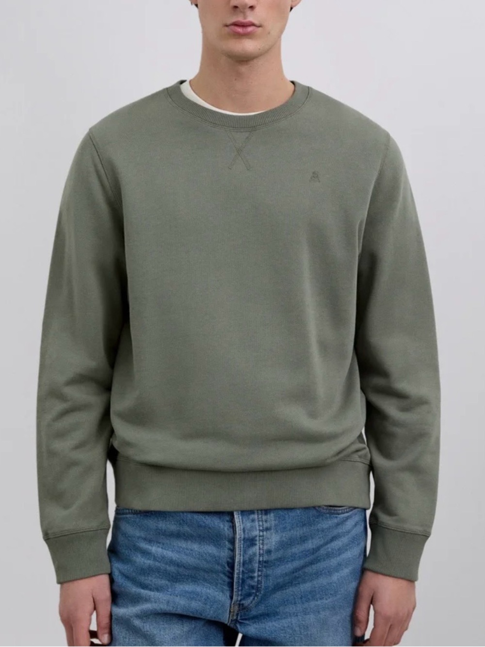 Scalpers The Perfect Sweater Crewneck Pullover Sweatshirt S Embroidered Skull